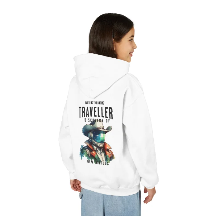 Bluza z kapturem Dziecięca z nadrukiem Traveller Cowboy